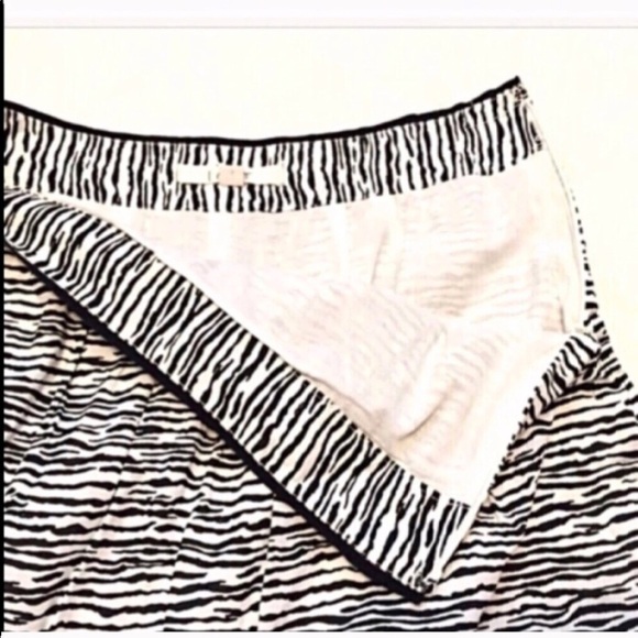 🆕 LOFT zebra a line full cotton mini skirt 2 - Picture 7 of 10